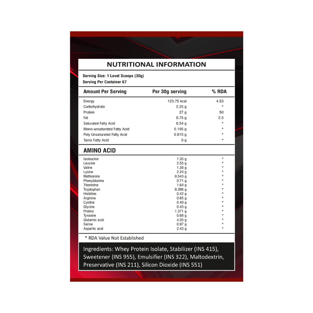 Ultimate Muscle Pro ISO-Whey Protein Powder Mango - Image 4