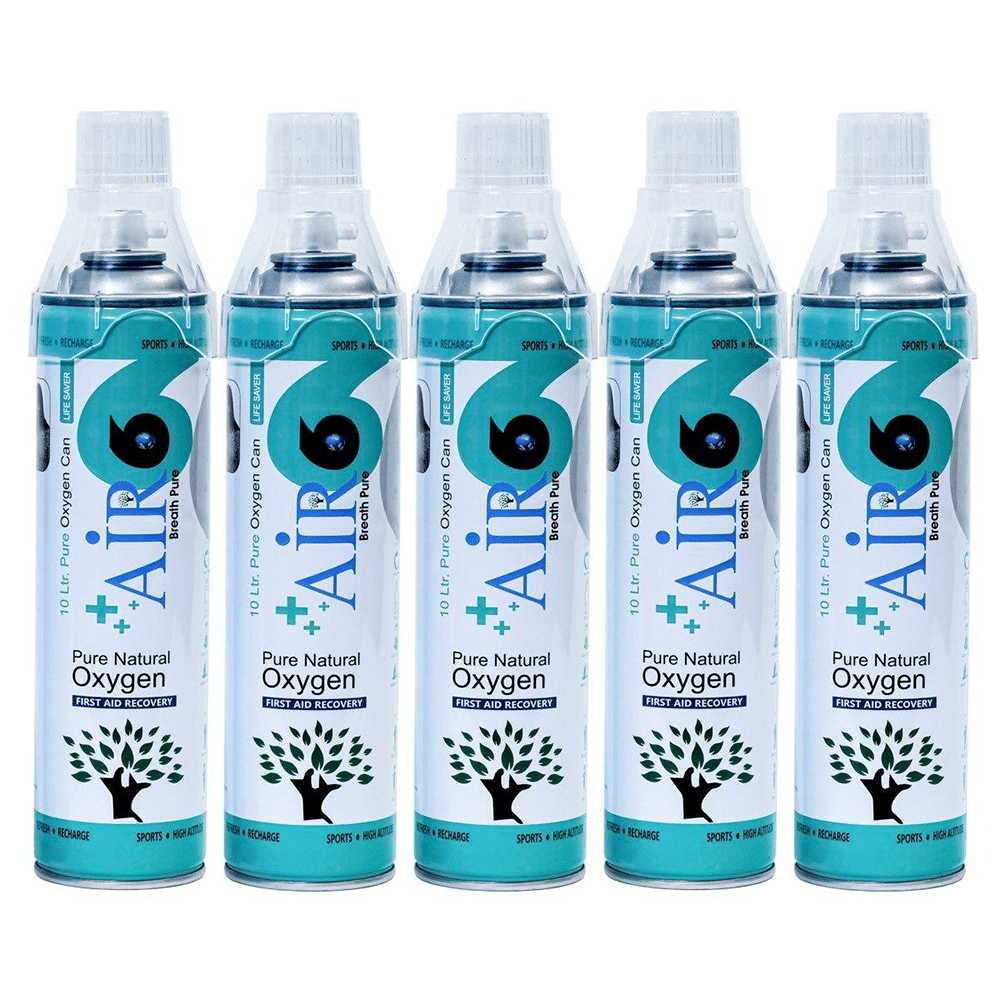 Air6 Pure Natural Oxygen Can (10ltr Each)