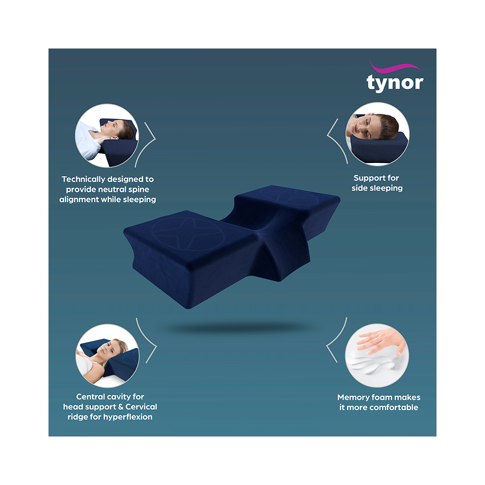 Tynor B 28 Anatomic Pillow Urbane Universal Blue - Image 2