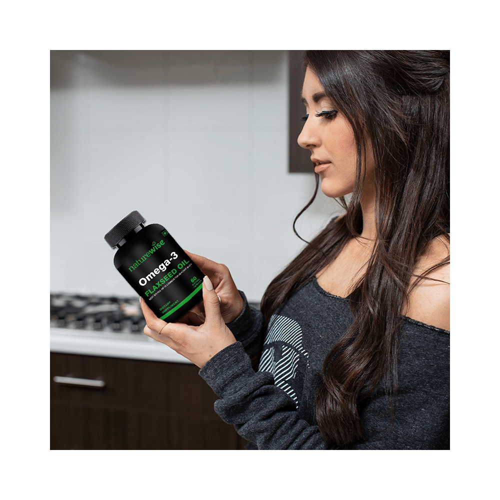 Naturewise Omega 3 Flex Seed Oil Softgel Capsule (60 Each) - Image 6