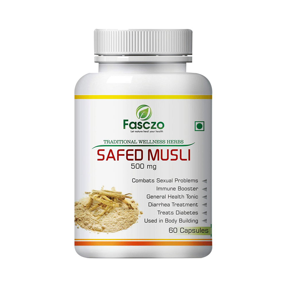 Fasczo Safed Musli 500mg Capsule - Image 1