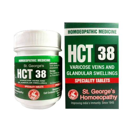 St. George’s HCT 38 Varicose Veins And Glandular Swellings Tablet - Image 1
