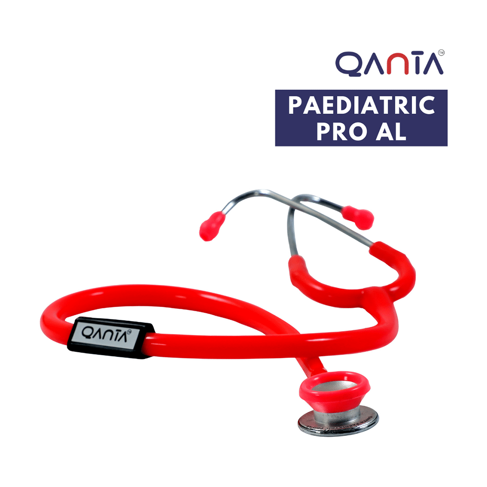 Qanta QA-1090 Paediatric Pro AL Pediatric Stethoscope With Aluminium Anodized Chest Piece Pink - Image 2
