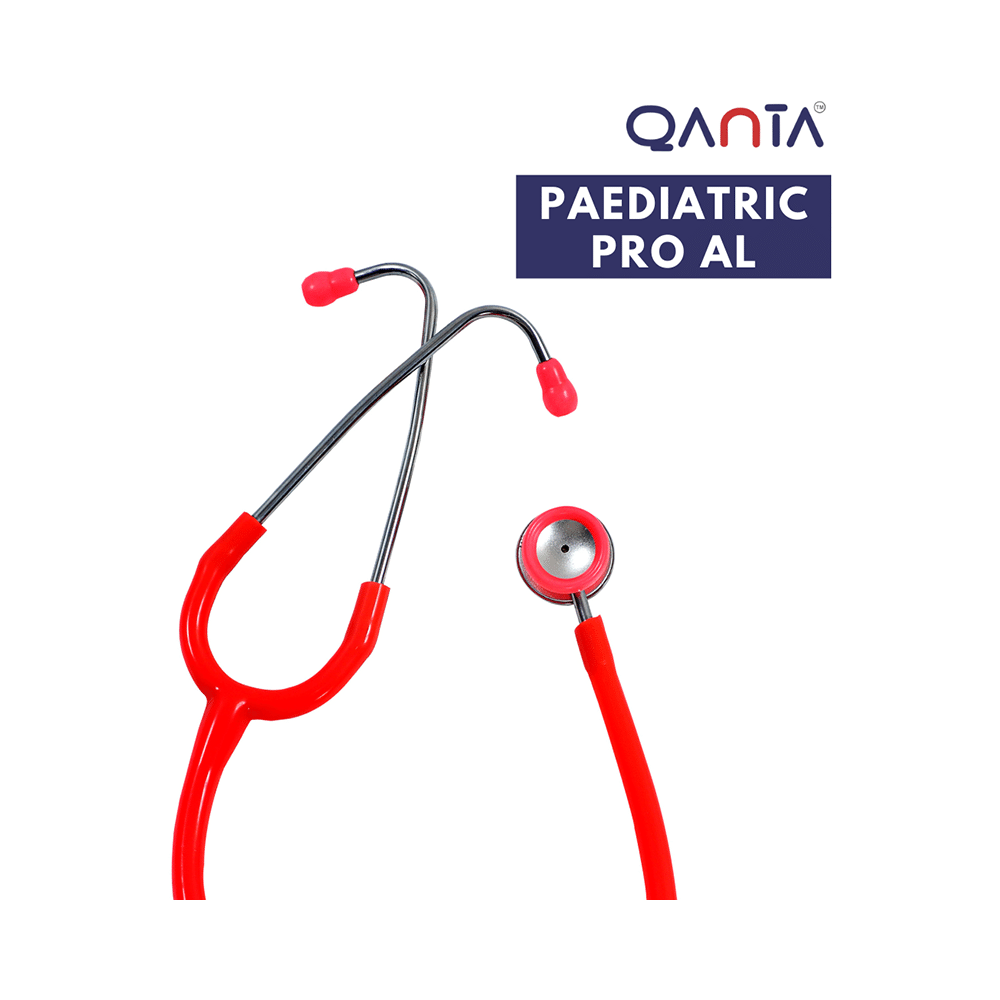 Qanta QA-1090 Paediatric Pro AL Pediatric Stethoscope With Aluminium Anodized Chest Piece Pink - Image 3