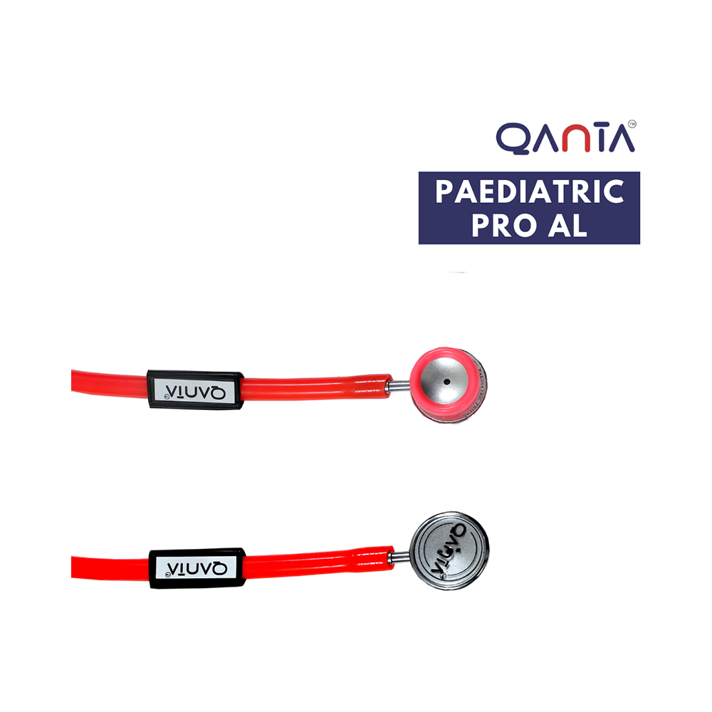 Qanta QA-1090 Paediatric Pro AL Pediatric Stethoscope With Aluminium Anodized Chest Piece Pink - Image 4