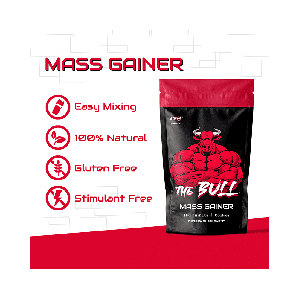 Kobra Labs The Bull The Bull Mass Gainer Powder Cookies - Image 5