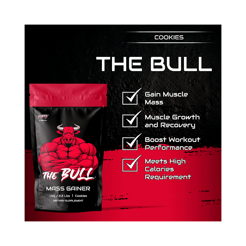 Kobra Labs The Bull The Bull Mass Gainer Powder Cookies - Image 3