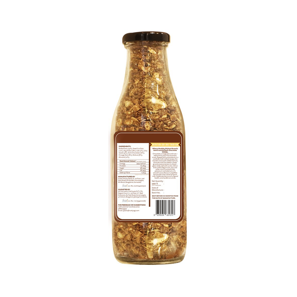 Nutty Yogi Dark Chocolate and Walnut Granola Muesli - Image 2