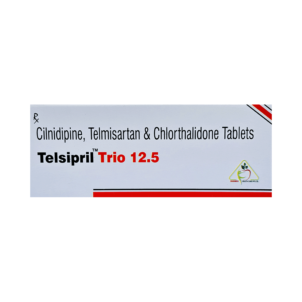 Telsipril Trio 12.5 Tablet - Image 1