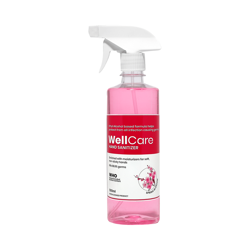 WellCare Hand Sanitizer Spray Spring Blossom - Image 1