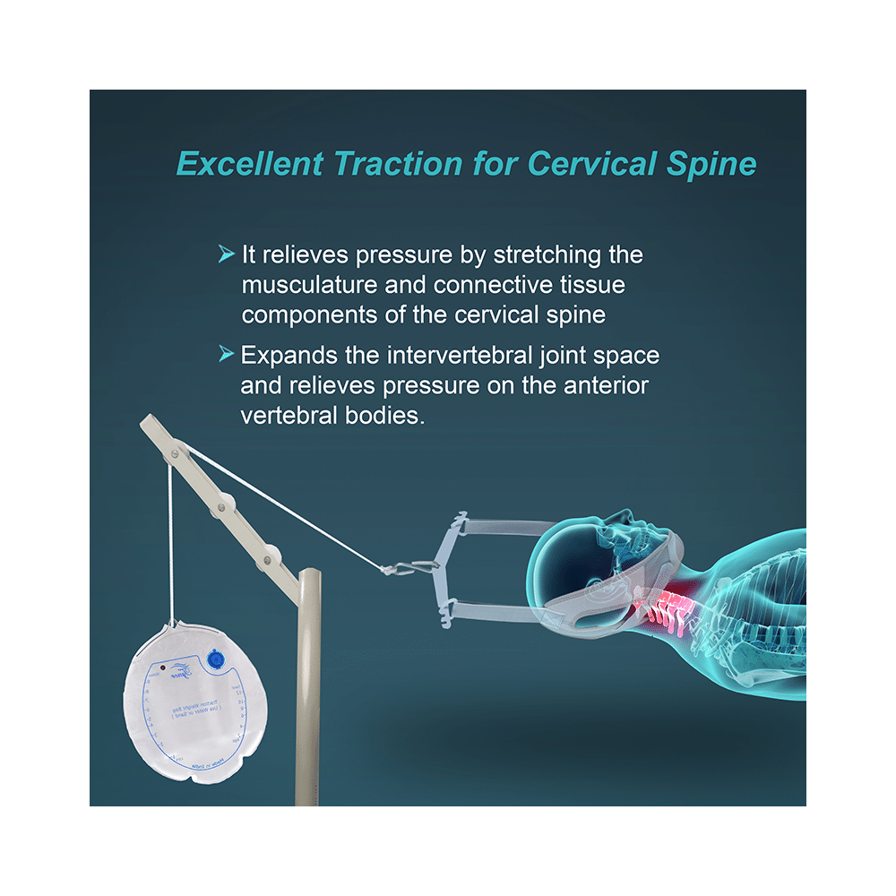 Tynor G-26 Cervical Traction Kit with Weight Bag (Sleeping) Universal - Image 2
