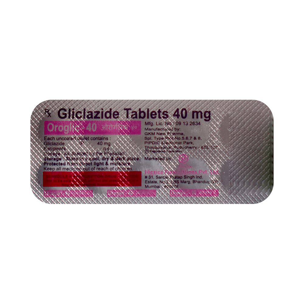 Oroglic 40 Tablet - Image 3