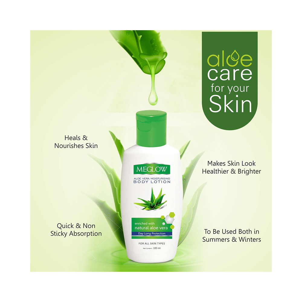 Meglow Moisturising Body Lotion Aloe vera - Image 5