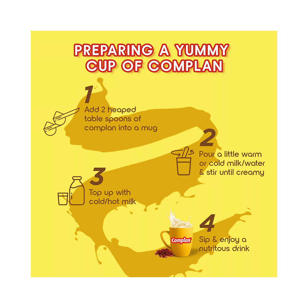 Complan Nutrition Drink Powder for Children | Nutrition Drink for Kids with Protein & 34 Vital Nutrients | Kesar Badam - Image 6