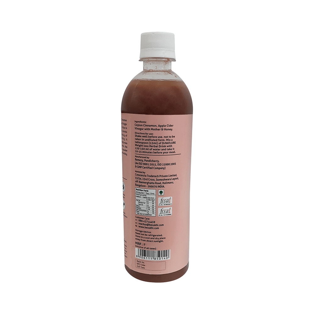 DrNATcURE Apple Cider Vinegar with Cinnamon & Honey with Apple Cider Vinegar Shampoo 200ml Free - Image 2
