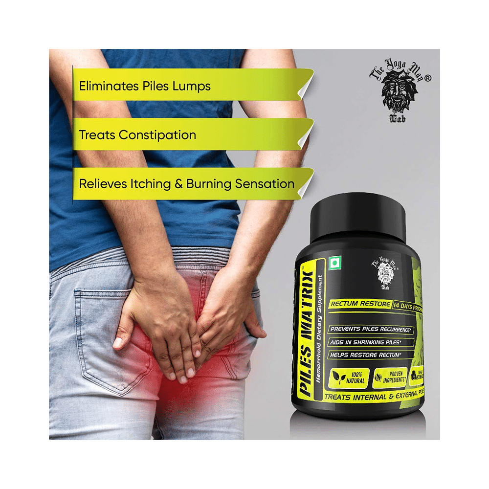 The Yoga Man Piles Matrix Rectum Restore 14 Days Program Capsule - Image 3