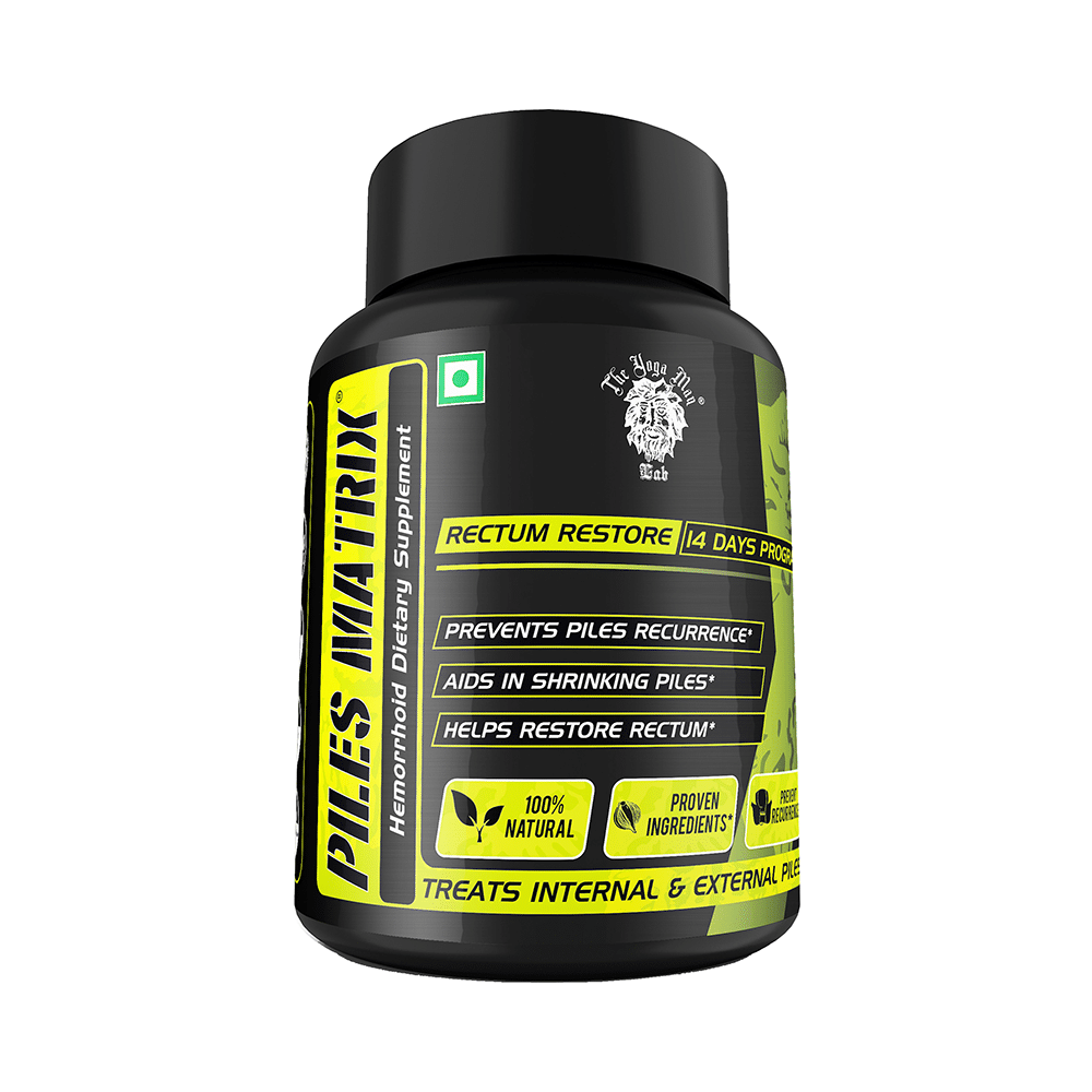 The Yoga Man Piles Matrix Rectum Restore 14 Days Program Capsule