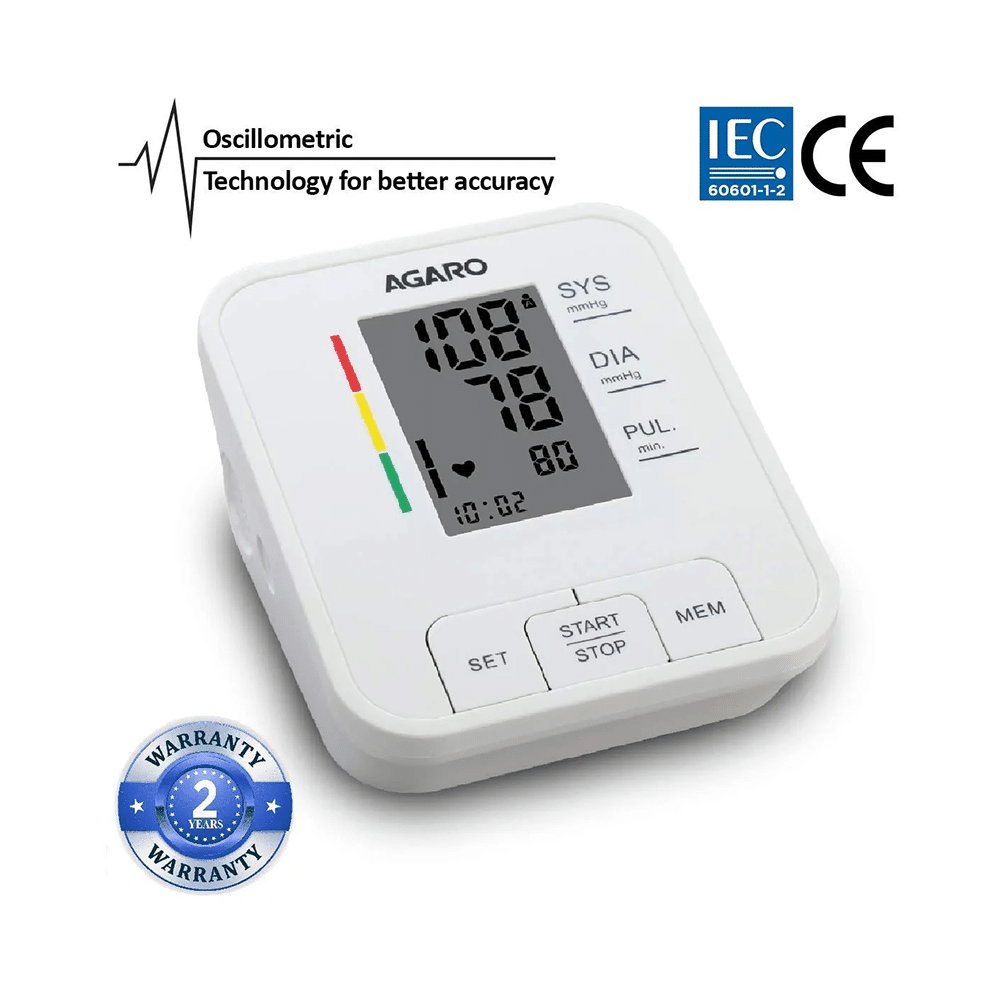 Agaro Bp 601 Automatic Digital Blood Pressure Monitor - Image 2