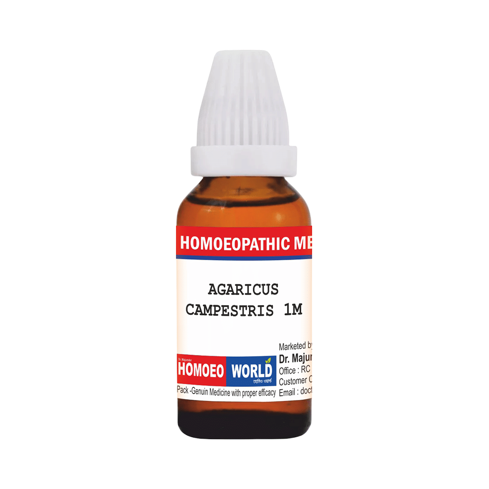 Dr. Majumder Homeo World Agaricus Campestris Dilution (30ml Each) 1M - Image 1