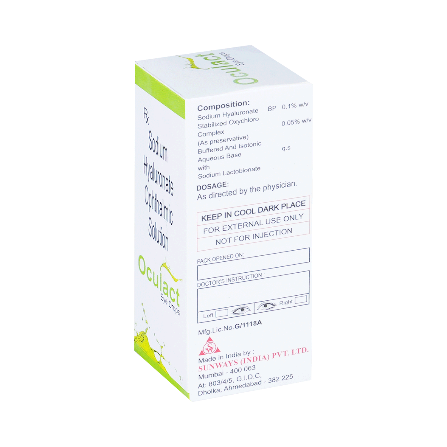 Oculact Eye Drop - Image 3