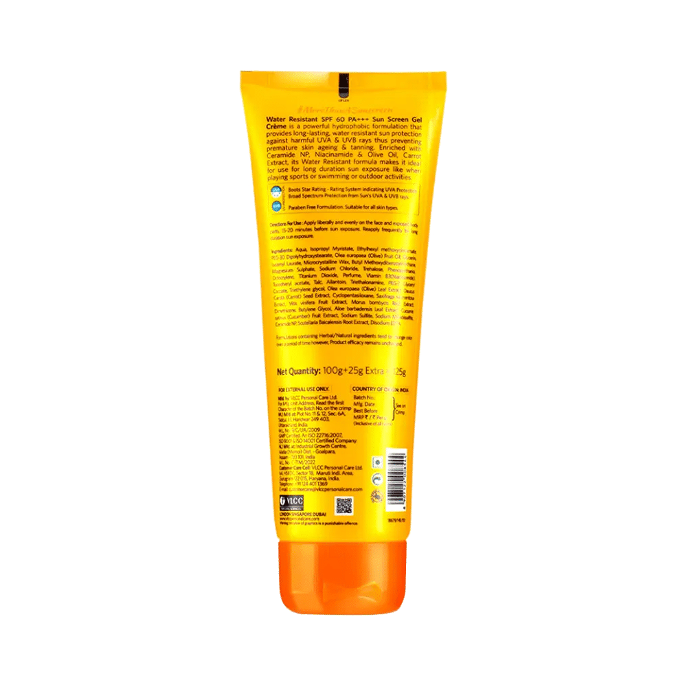 VLCC Natural Science Water Resistant Sun Screen Gel Cream (100gm Each) SPF 60 PA+++ - Image 2