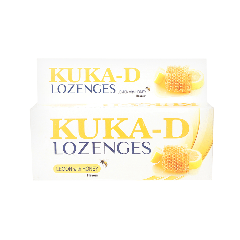 Multani Kuka-D Cough Lozenges(6 Each) Lemon with Honey - Image 1