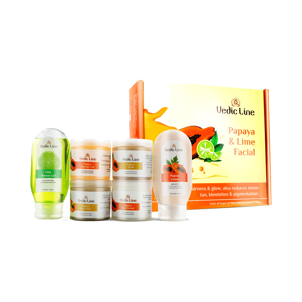 Vedic Line Facial Kit Papaya & Lime - Image 3