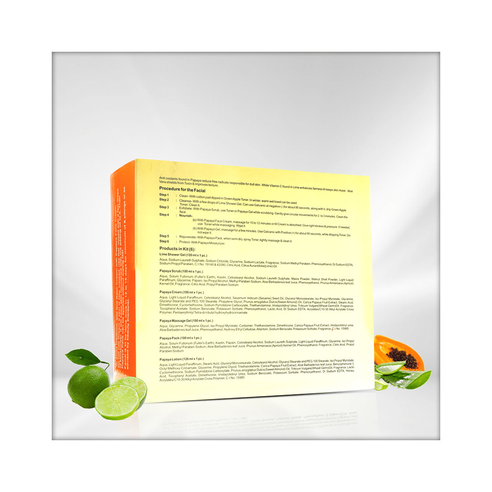 Vedic Line Facial Kit Papaya & Lime - Image 2