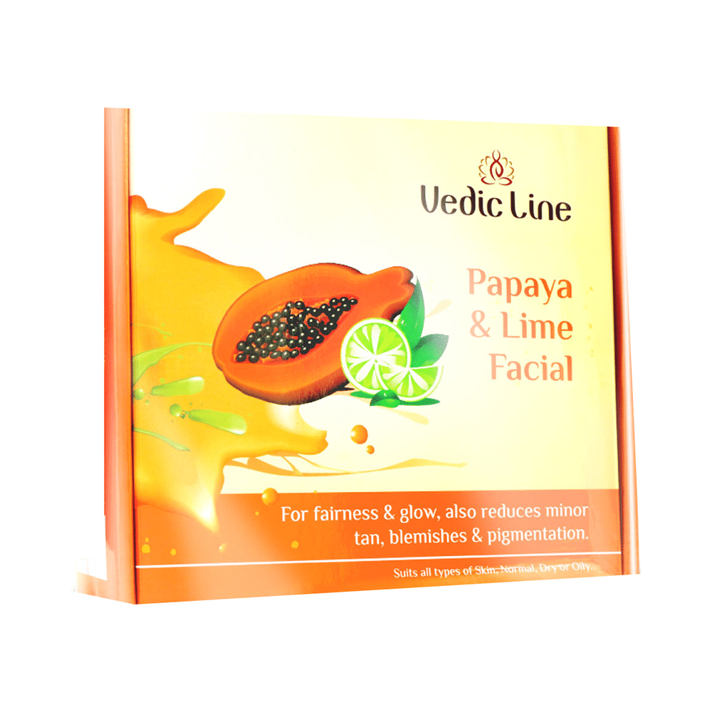 Vedic Line Facial Kit Papaya & Lime - Image 1