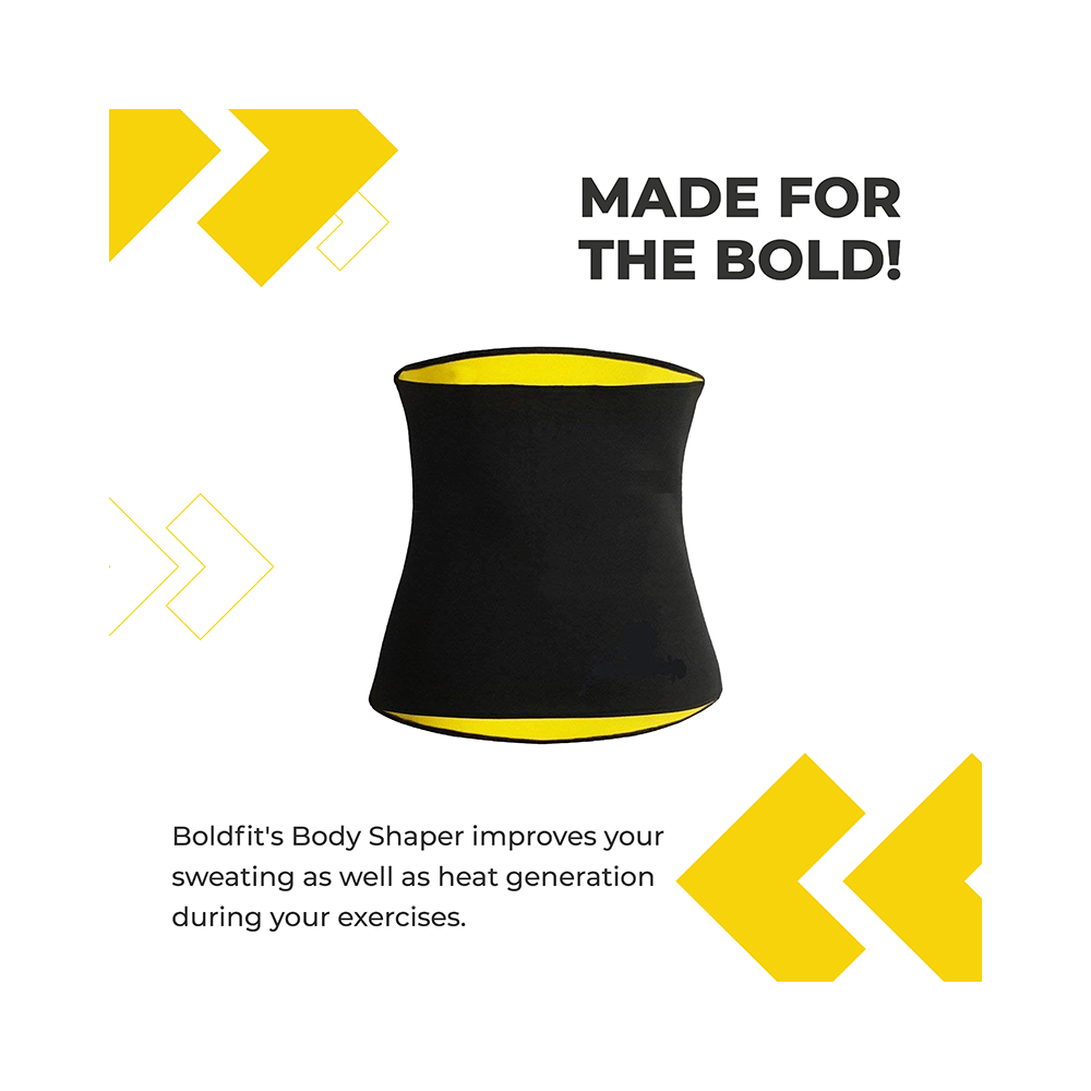 Boldfit Body Shaper Back Supporter Sweat Belt Black XXXXL-XXXXXL - Image 5