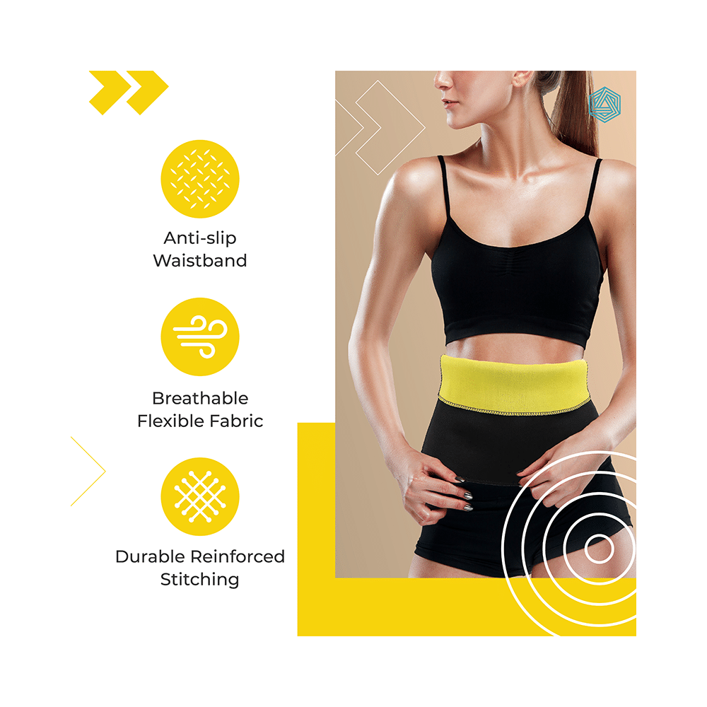 Boldfit Body Shaper Back Supporter Sweat Belt Black XXXXL-XXXXXL - Image 6
