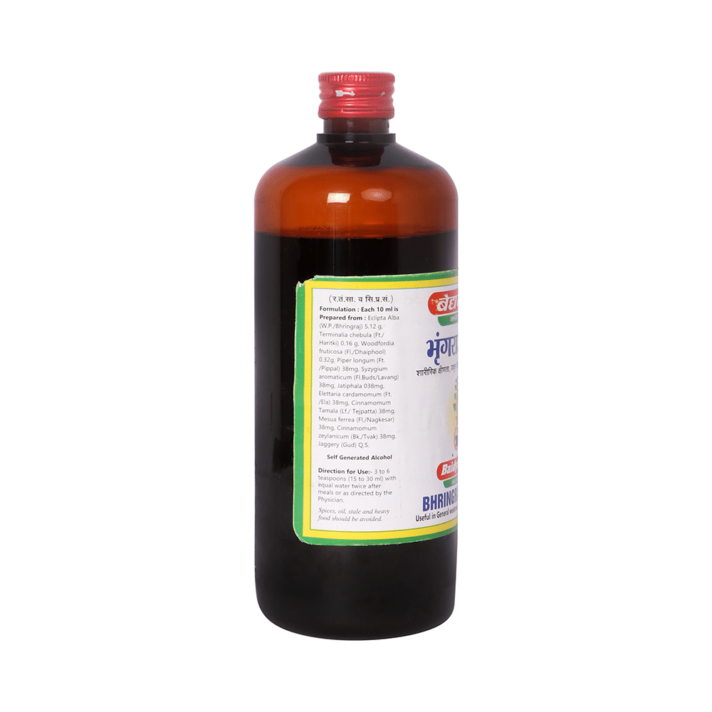 Baidyanath (Jhansi) Bhringrajasava | Helps Relieve Weakness, Liver Ailments & Cough - Image 2