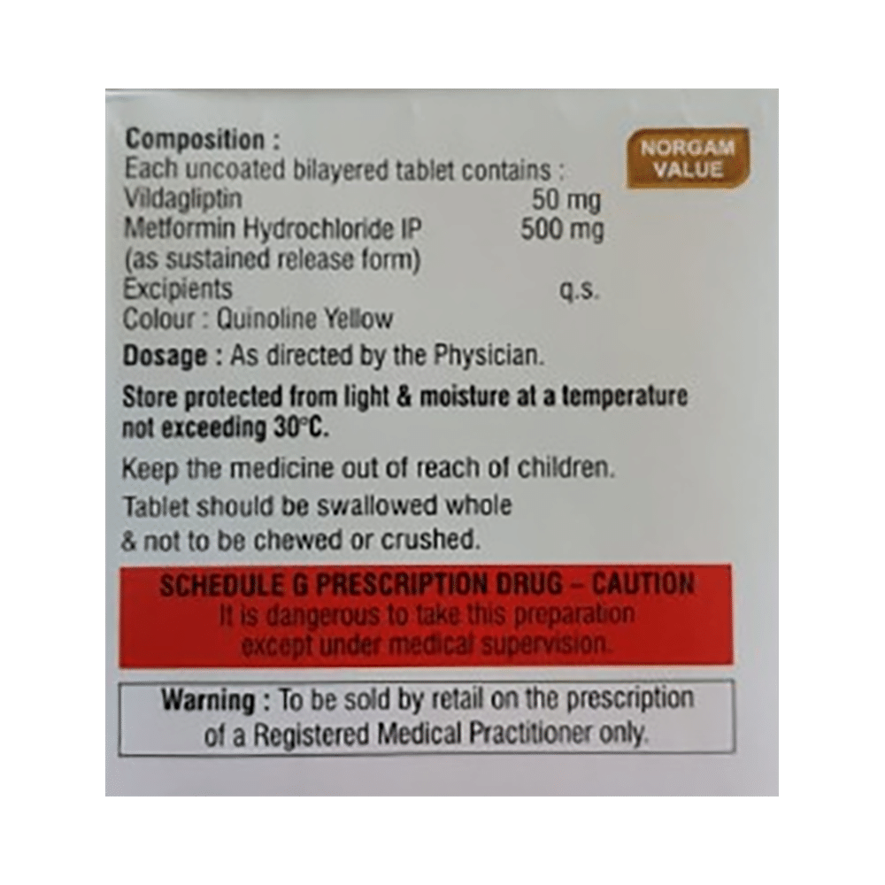 Vilgud-M 1 Tablet SR - Image 2