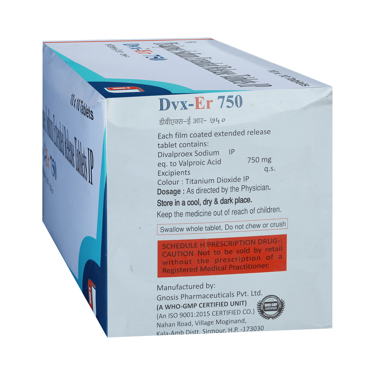 Dvx 750mg Tablet ER - Image 3