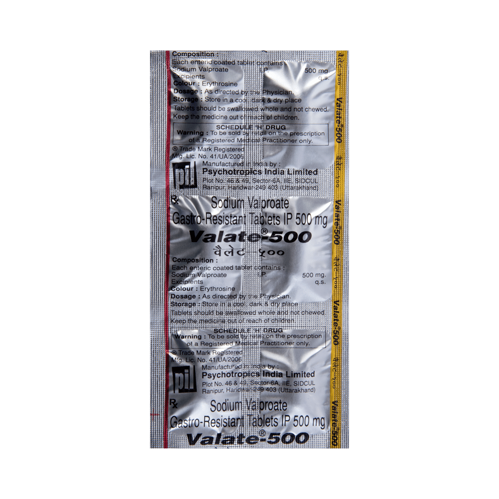 Valate 500 Tablet - Image 4