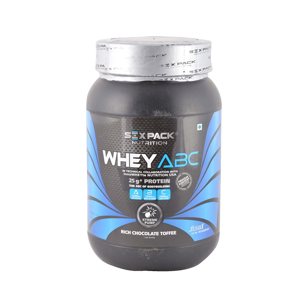 Sixpack Nutrition Whey ABC Protein Powder Rich Chocolate Toffee - Image 1