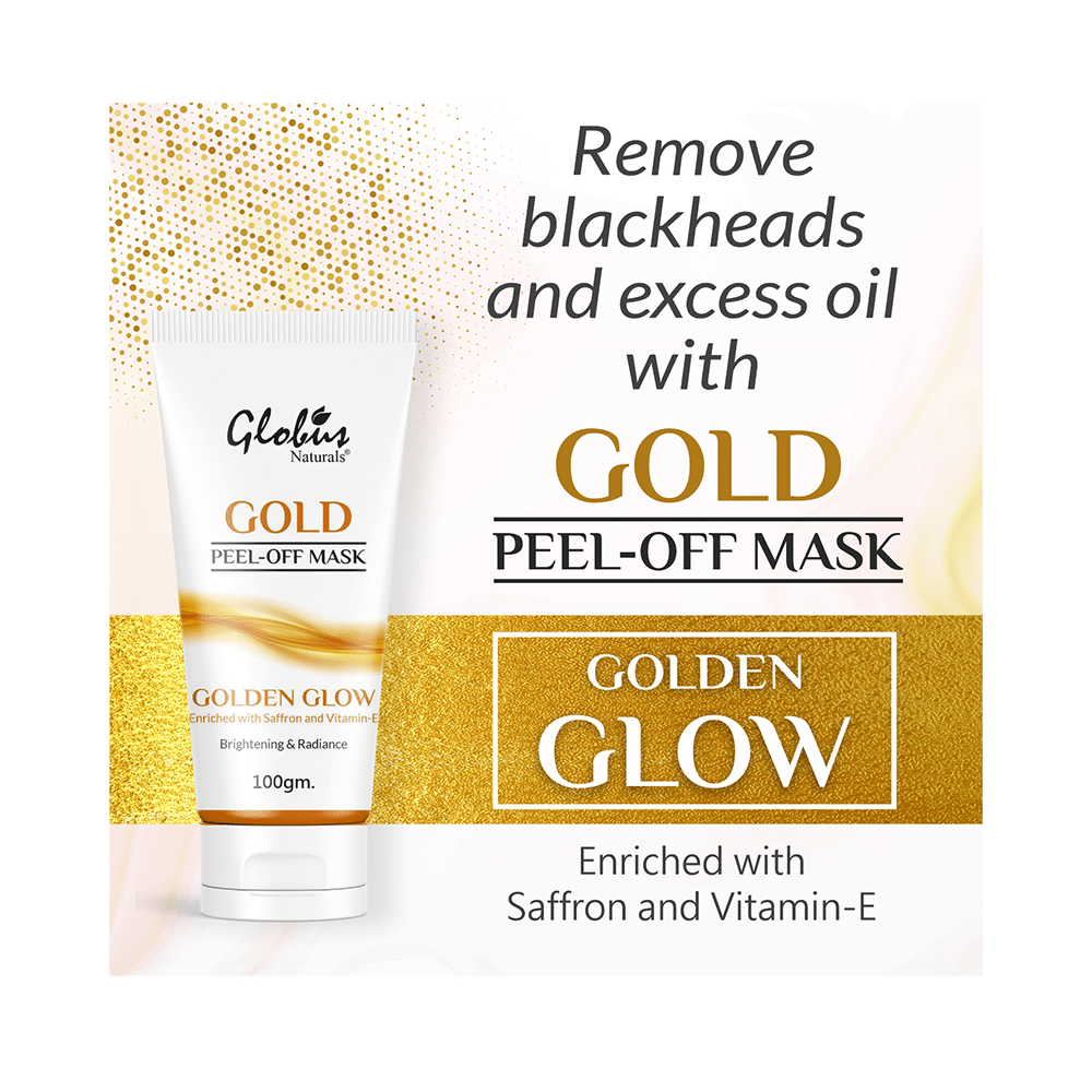 Globus Naturals Gold Peel-Off Mask(100gm Each) - Image 3