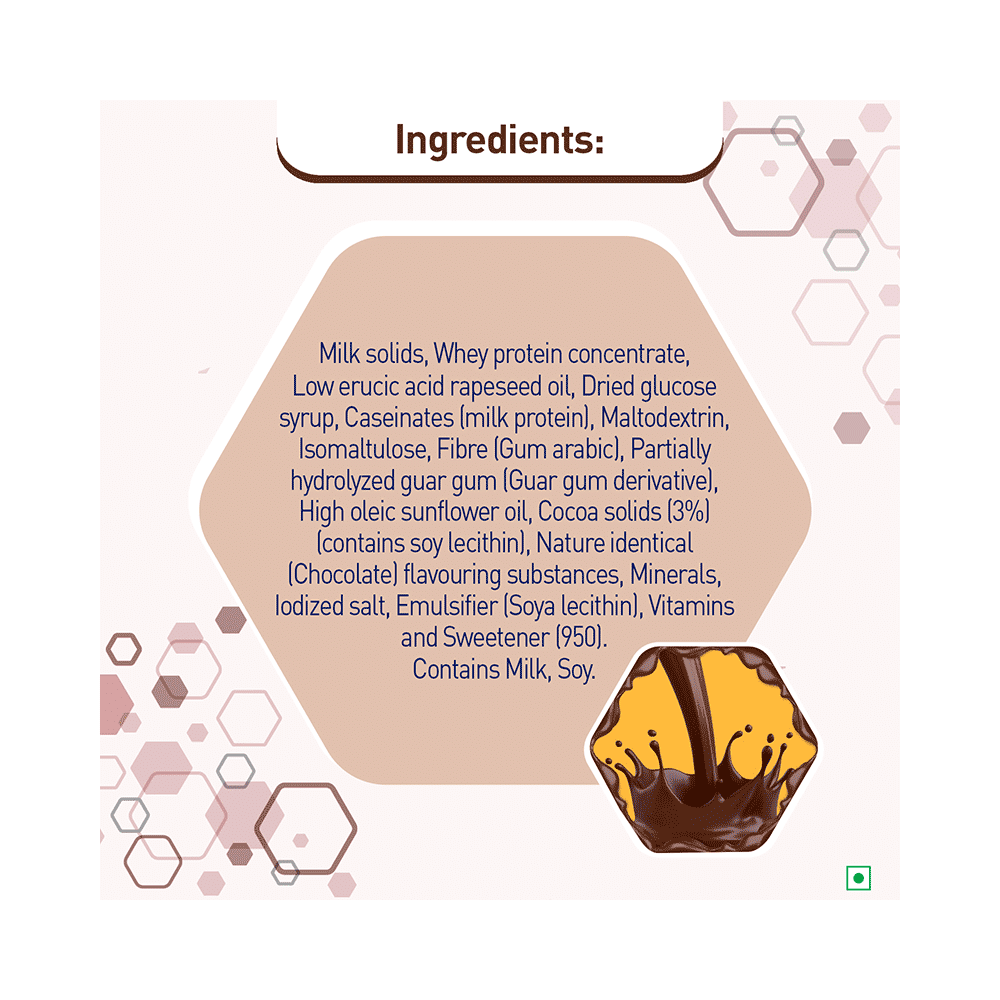 Nestle Resource Diabetic Supplement With Protein, Fibre & Low GI | Flavour Powder Chocolate - Image 3