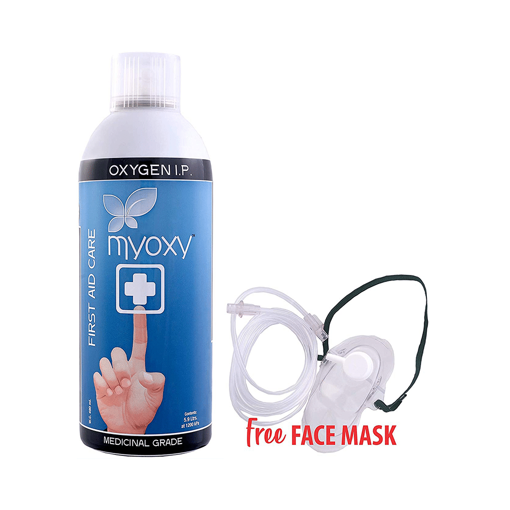 MyOxy Portable Oxygen Can with Face mask Free - Image 1