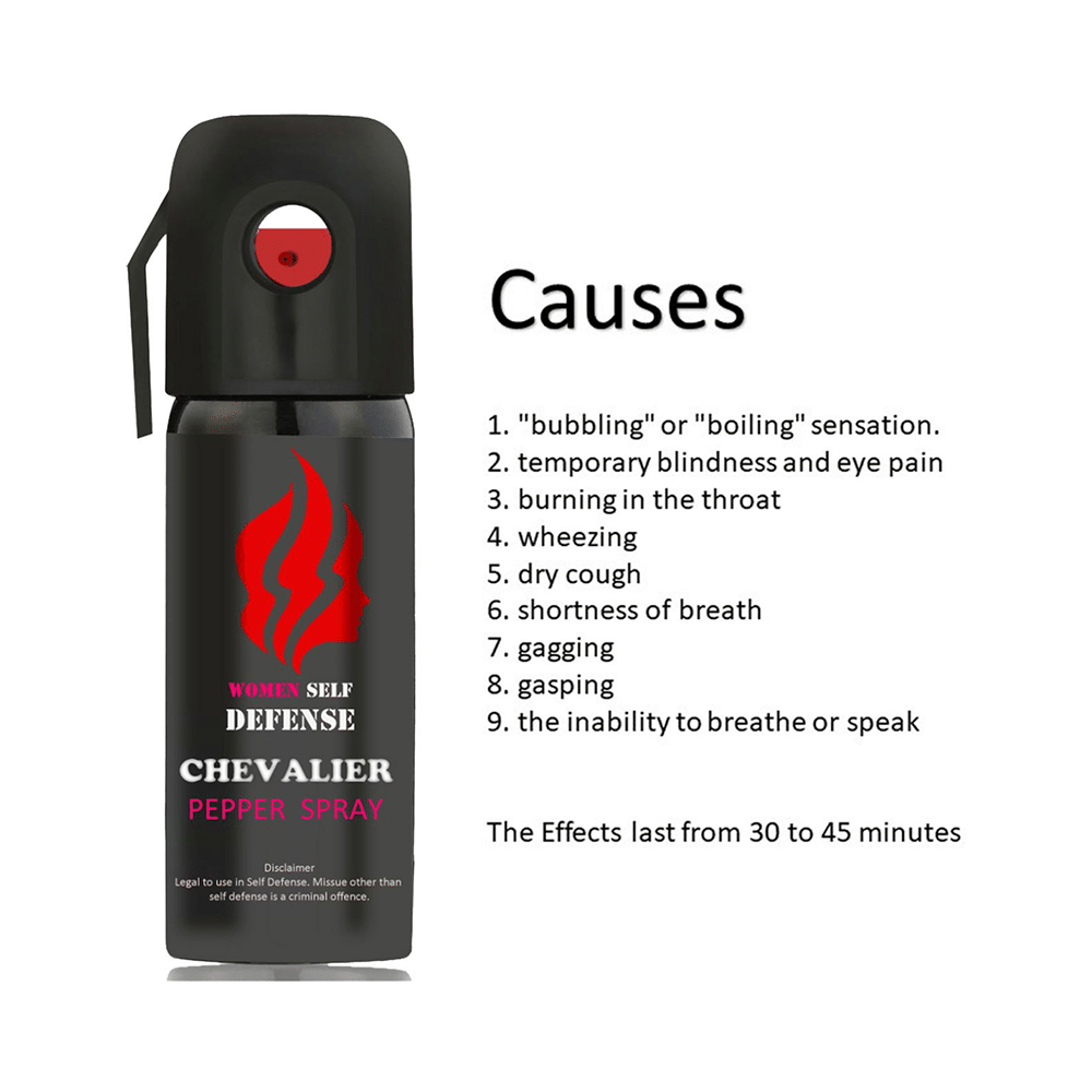 Chevalier Women Self Defense Pepper Spray (55ml Each) - Image 4