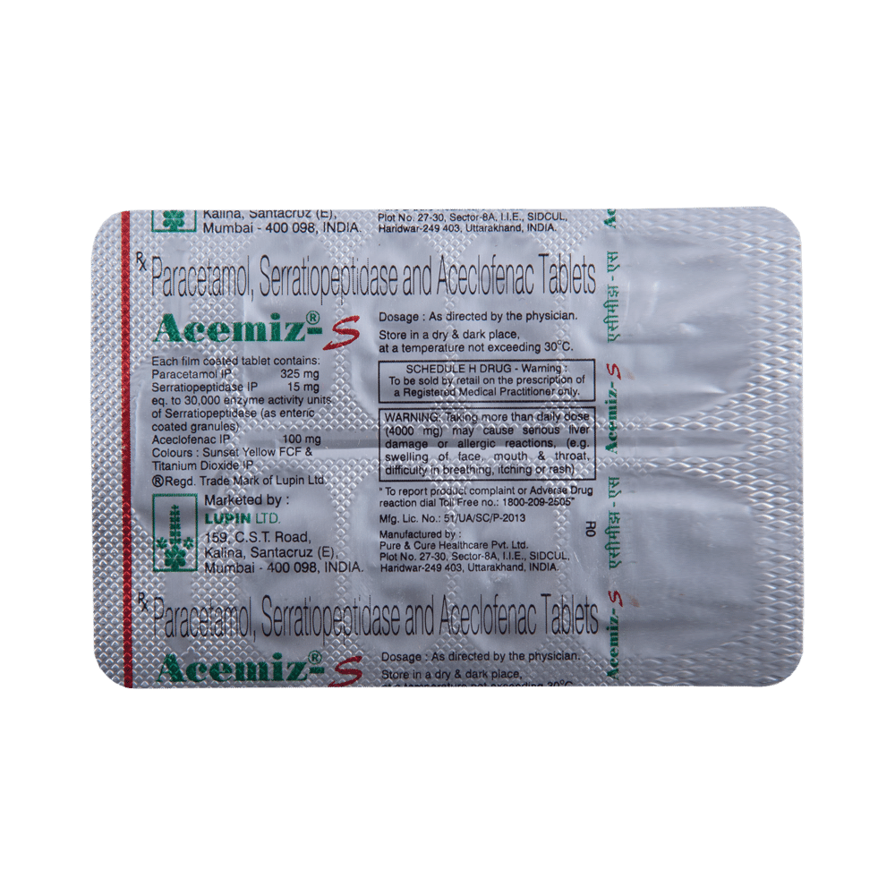 Acemiz-S Tablet - Image 5