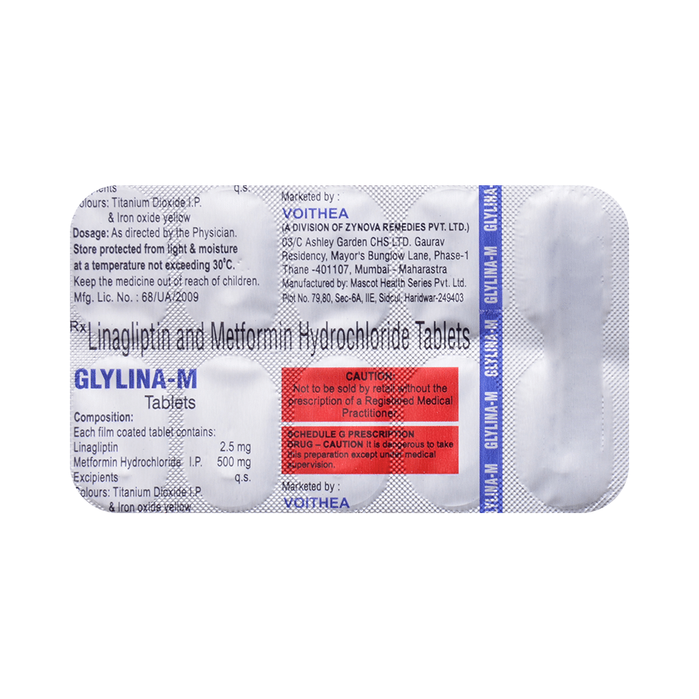 Glylina-M 500 Tablet - Image 2