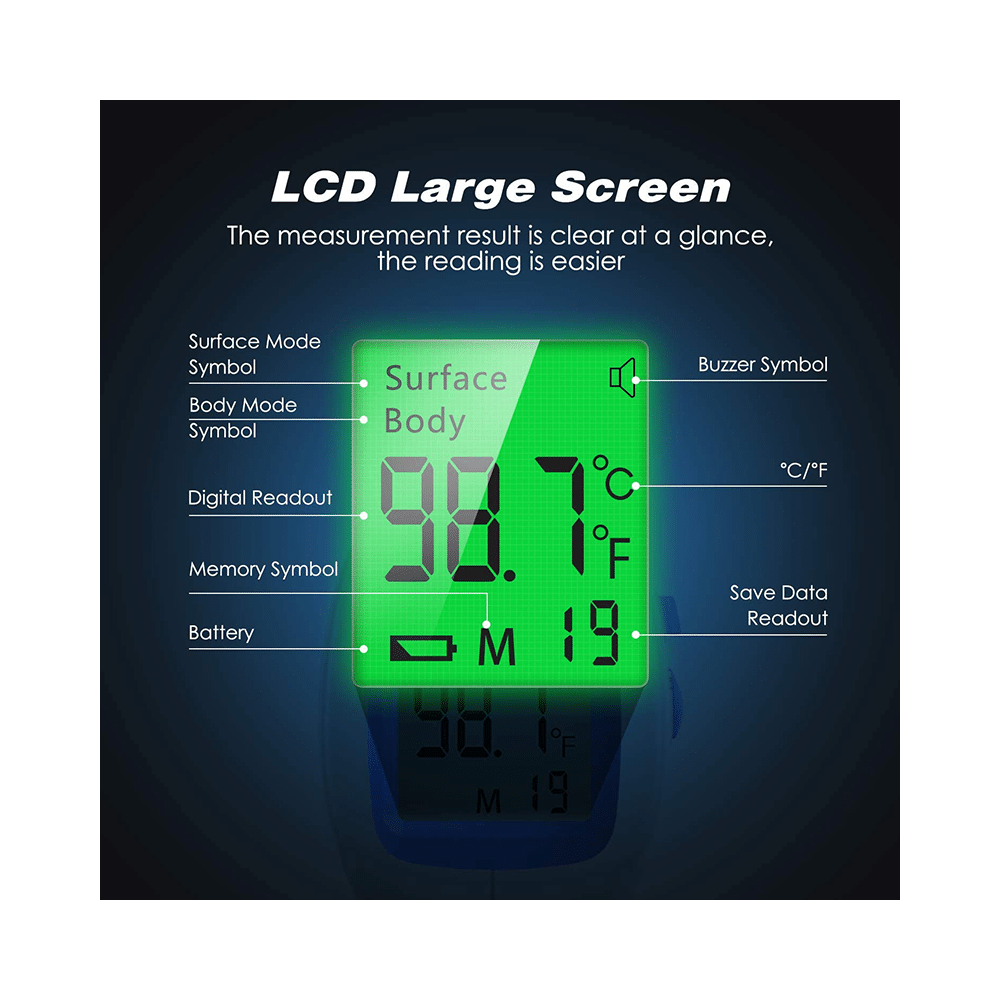 1Mile Non Contact Digital Infra Red Thermometer - Image 8