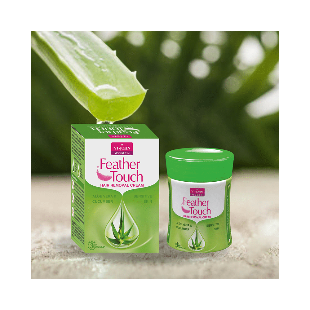 Vi-John Feather Touch Hair Removal Cream Aloevera & Cucumber - Image 8