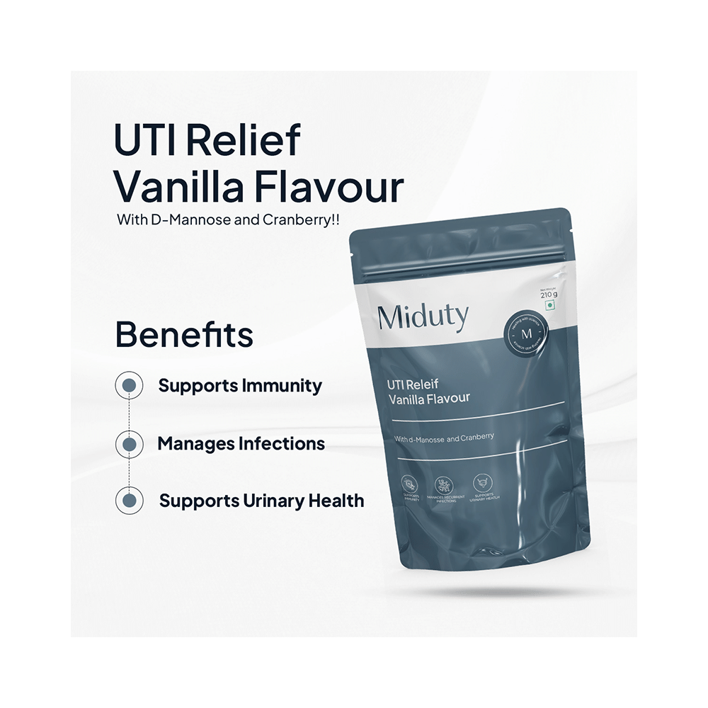 Miduty UTI Relief  Powder Vanilla - Image 3