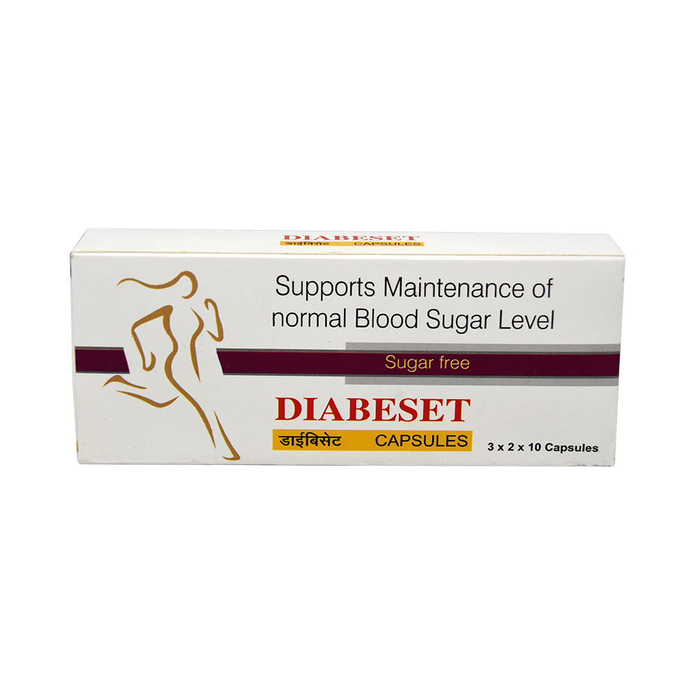 Afflatus Diabeset Capsule Sugar Free - Image 1