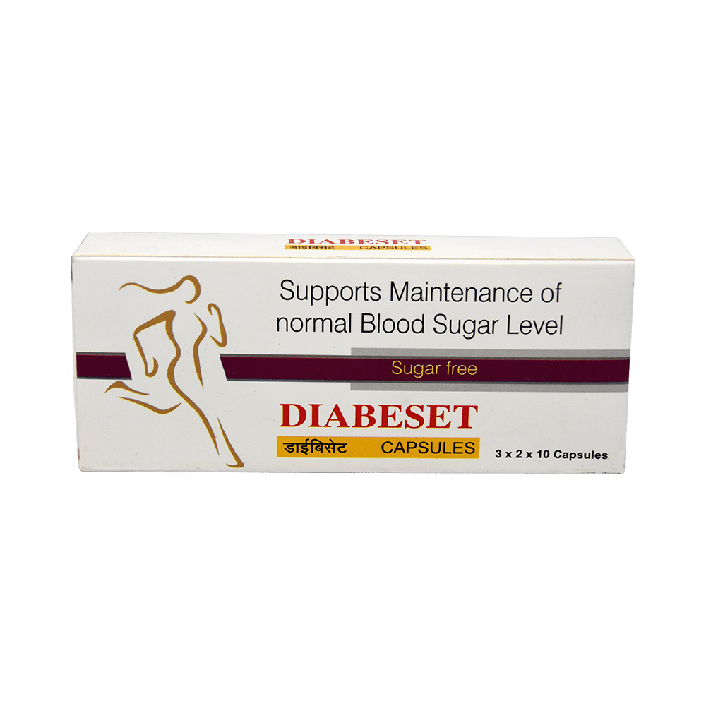 Afflatus Diabeset Capsule Sugar Free