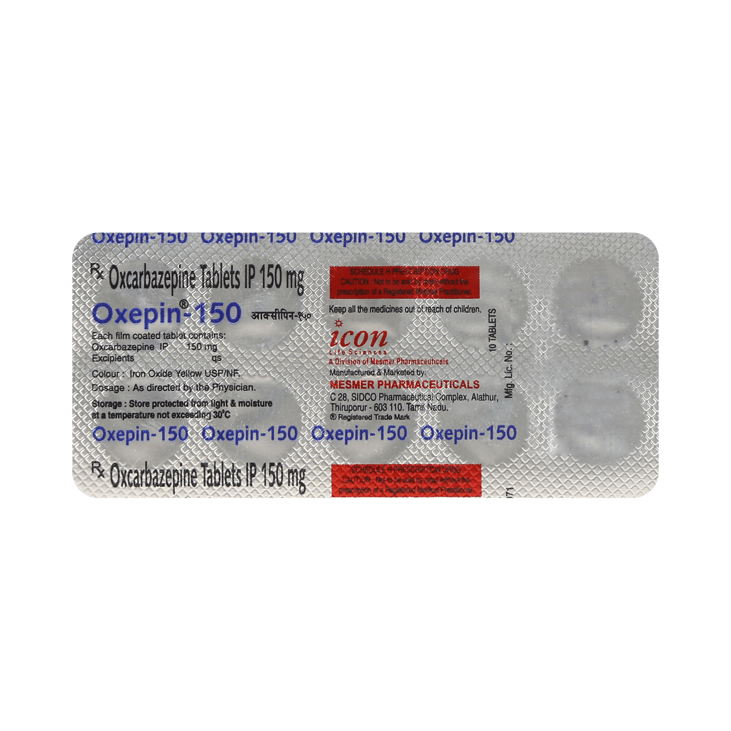 Oxepin 150mg Tablet - Image 3