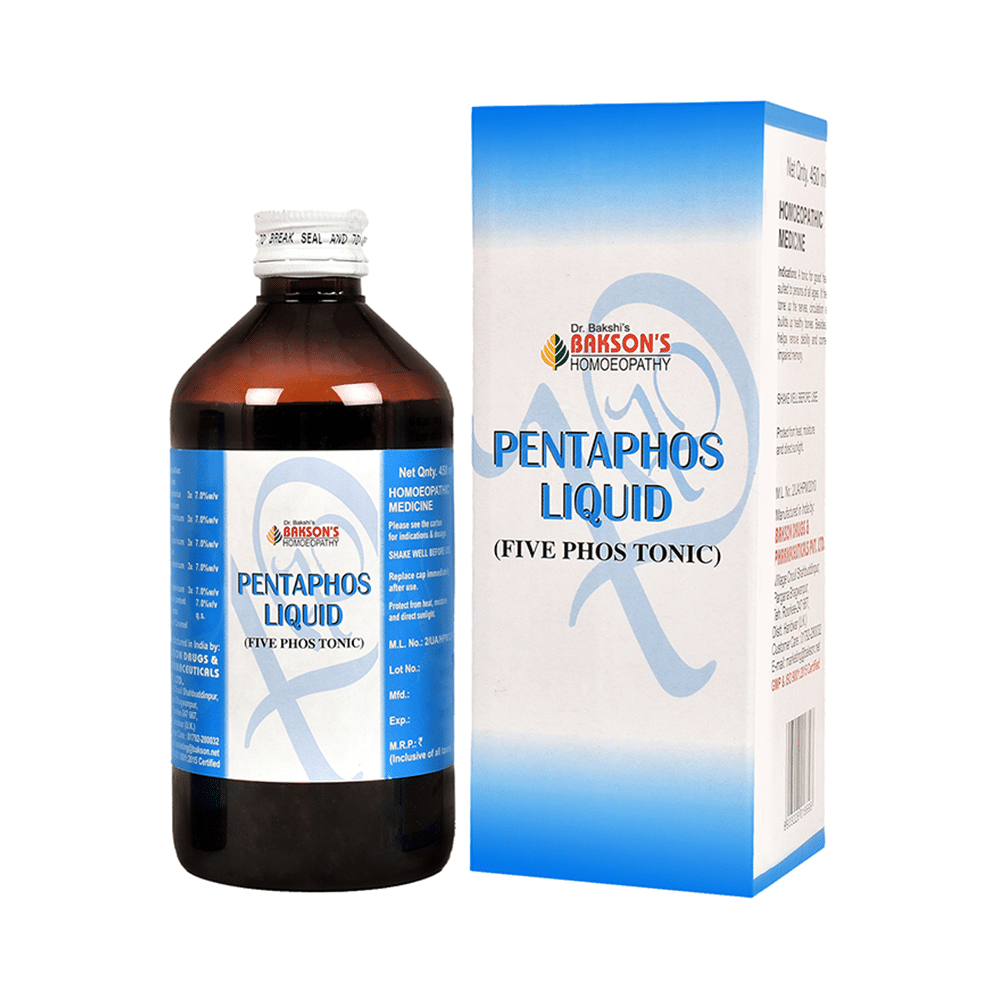 Bakson's Homeopathy Pentaphos Liquid Five Phos Tonic - Image 1