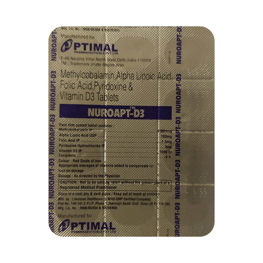 Nuroapt-D3 Tablet - Image 3